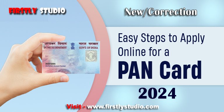 New PAN Card or Correction Online Apply