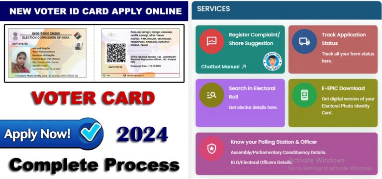 Voter ID Card Online Apply 2024