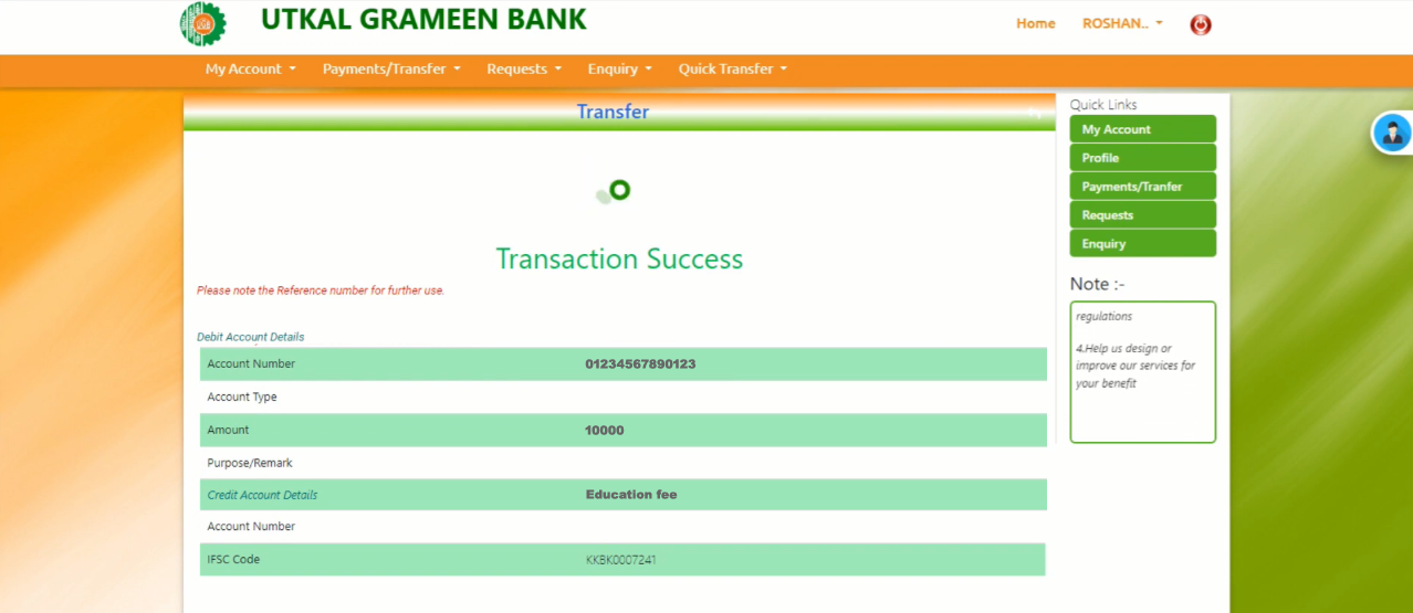 UGB Net Banking : New User Registration & Login Full Process 2024 (Utkal Grameen Bank) % Screenshot 221