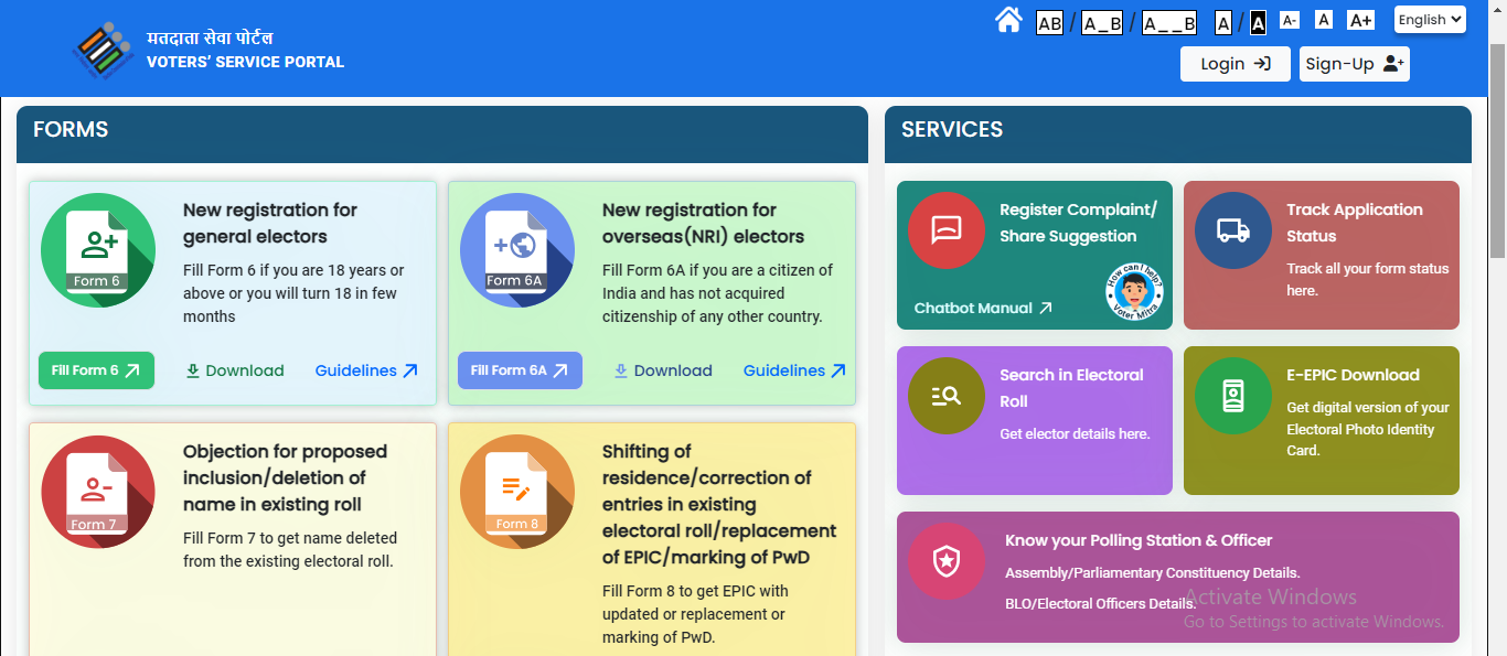 Voter ID Card : How to Apply, Download Voter Card, Track Application Status - Voter ID Online Apply 2024 % Screenshot 238