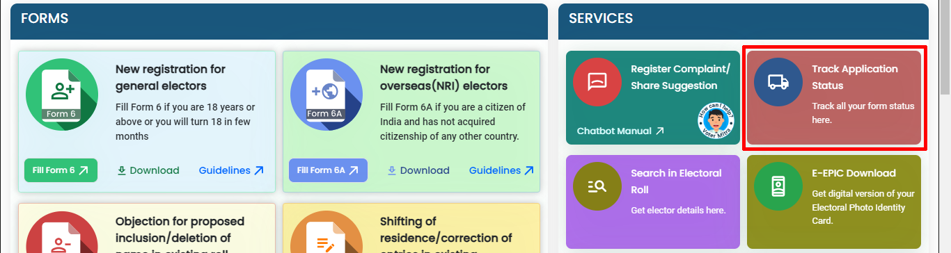 Voter ID Card : How to Apply, Download Voter Card, Track Application Status - Voter ID Online Apply 2024 % Screenshot 245