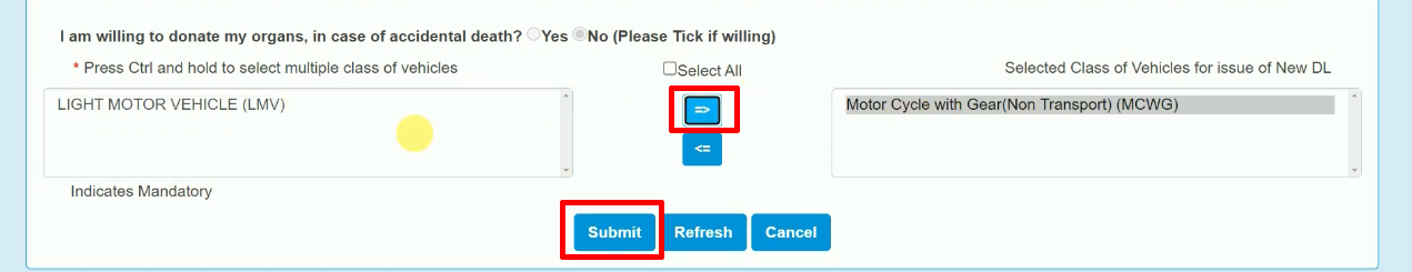 Driving Licence Apply Odisha - How to Apply, Check Status, Duplicate DL Apply, Make Correction Process 2024 % Screenshot 314