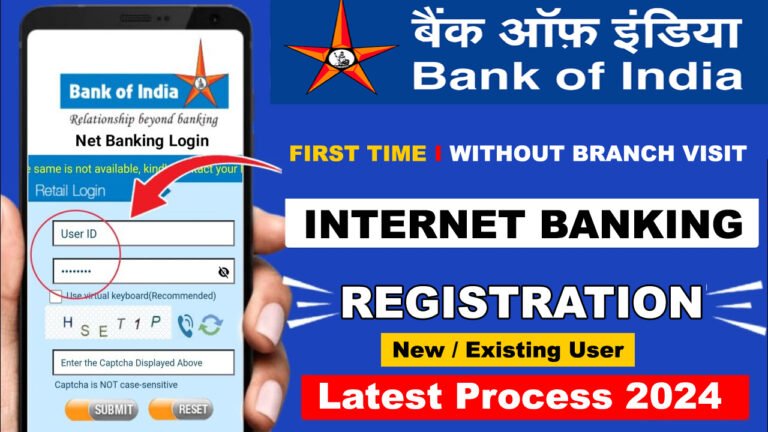 Bank of India Net Banking 2024