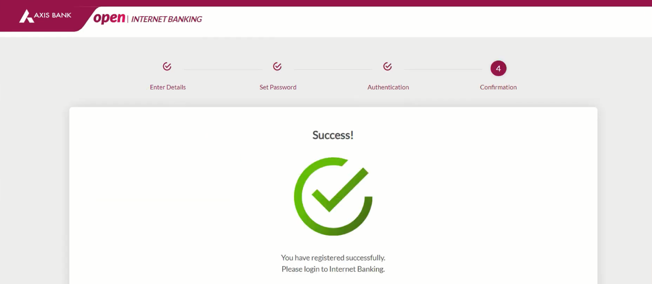 Axis Bank Internet Banking - New User Registration, Find Your Customer ID, Reset Password 2024 % Screenshot 454