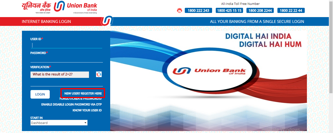 Union Bank Net Banking Login, Registration, Forgot User ID, Generate Login Password and Transaction Password 2024 % Screenshot 489