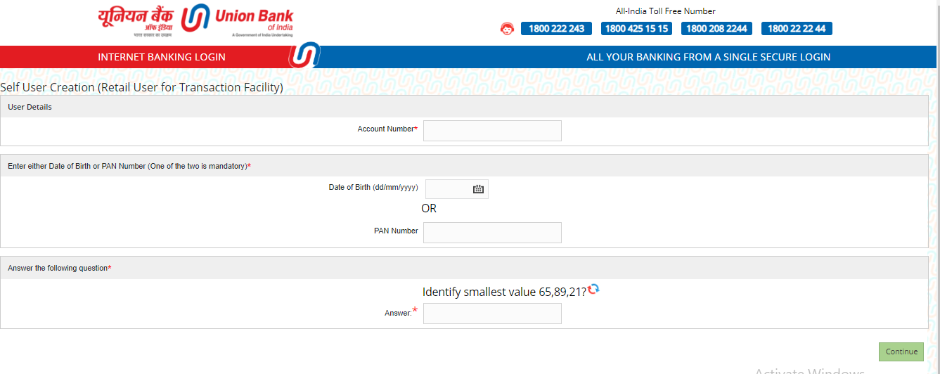 Union Bank Net Banking Login, Registration, Forgot User ID, Generate Login Password and Transaction Password 2024 % Screenshot 491