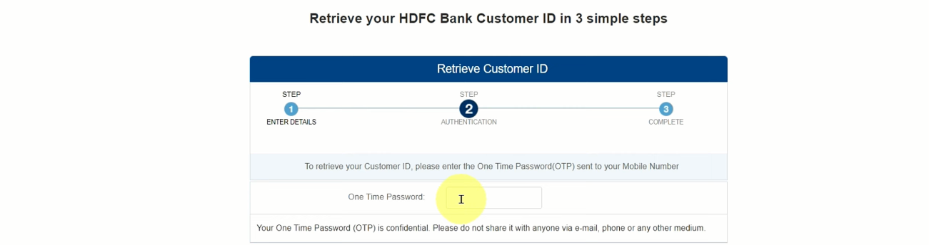HDFC Bank Netbanking 2024 - New User Registration, First Time Login, Forgot Customer ID, Generate Password/IPIN % Screenshot 528