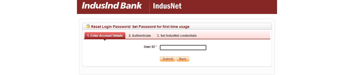 Indusind Net Banking New User - Registration, Login, Activation, Reset User ID and Password 2024 % Screenshot 565