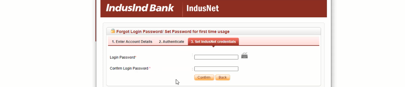 Indusind Net Banking New User - Registration, Login, Activation, Reset User ID and Password 2024 % Screenshot 568